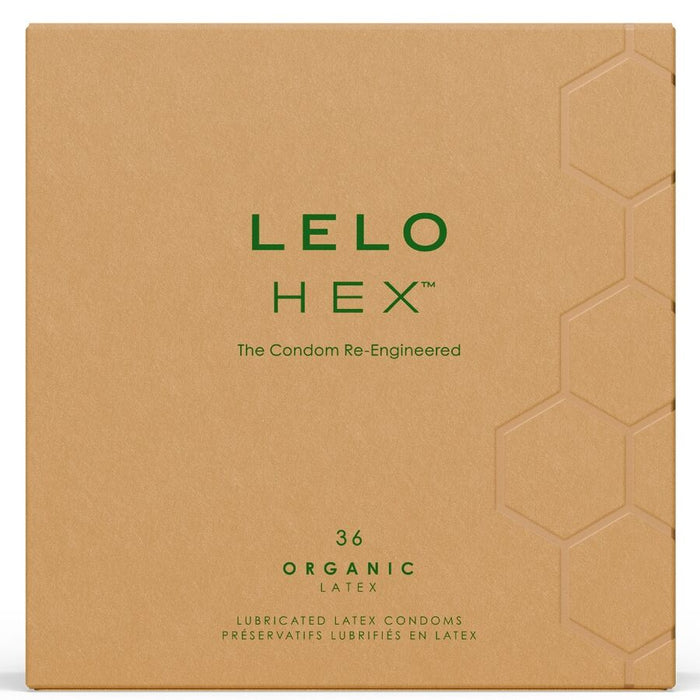 LELO - Hex Caixa de Preservativos Orgânicos 36 Unidades